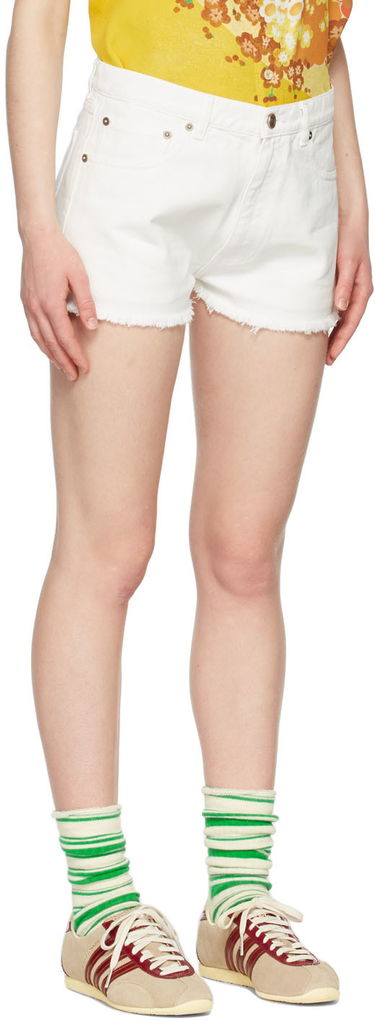 Opasok ERL Denim Shorts Biela | ERL04P014, 3