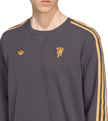 Mikina adidas Originals Manchester United Icon Sweatshirt Šedá | jn2824, 2