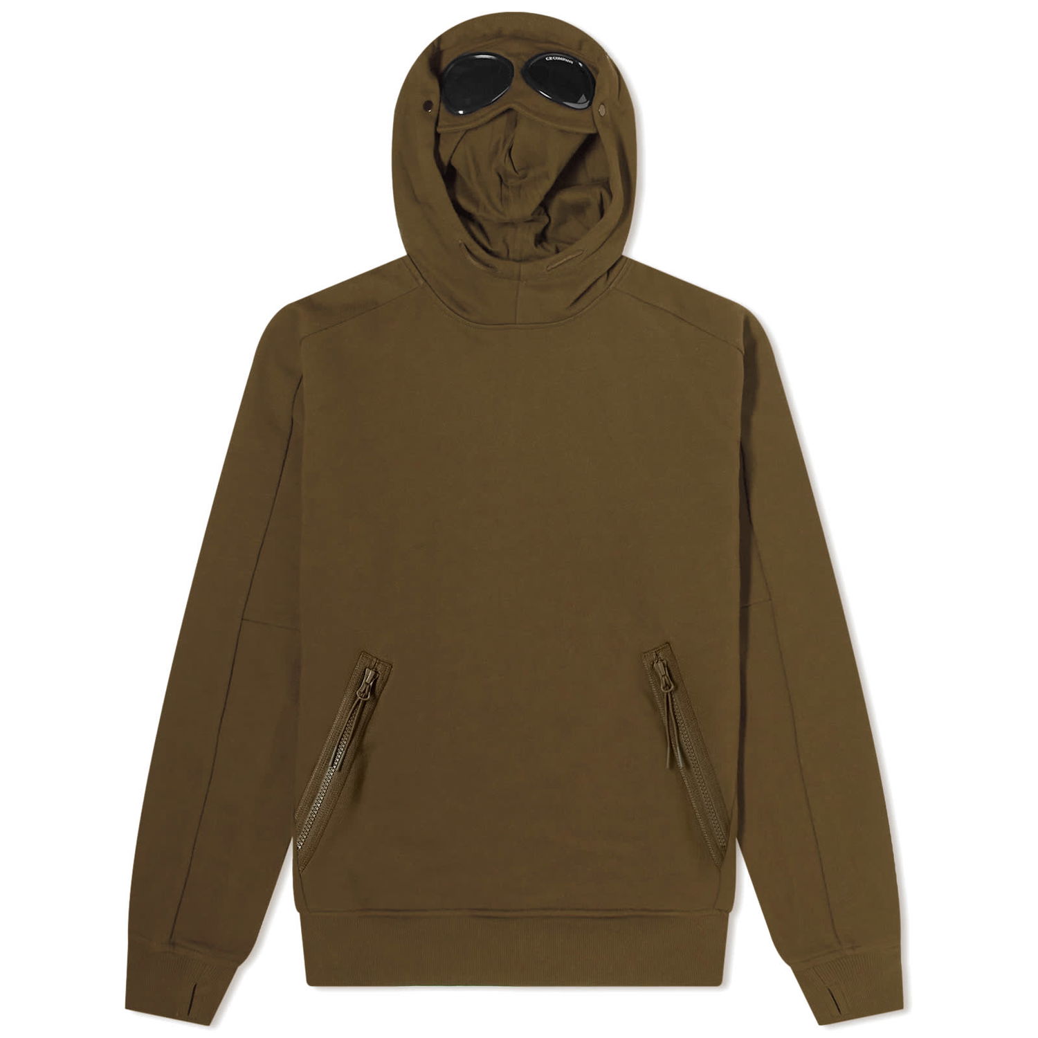 Mikina C.P. Company Goggle Popover Hoodie Zelené | 15CMSS080A-005086W-683, 0