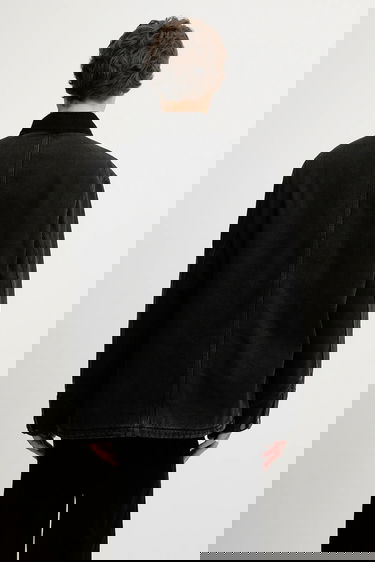 Bunda Carhartt WIP OG Chore Coat Denim Jacket Čierna | I035877.0, 2