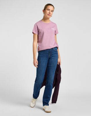 Tričko Lee Lee Relaxed Graphic T-Shirt Ružová | 112371876, 1