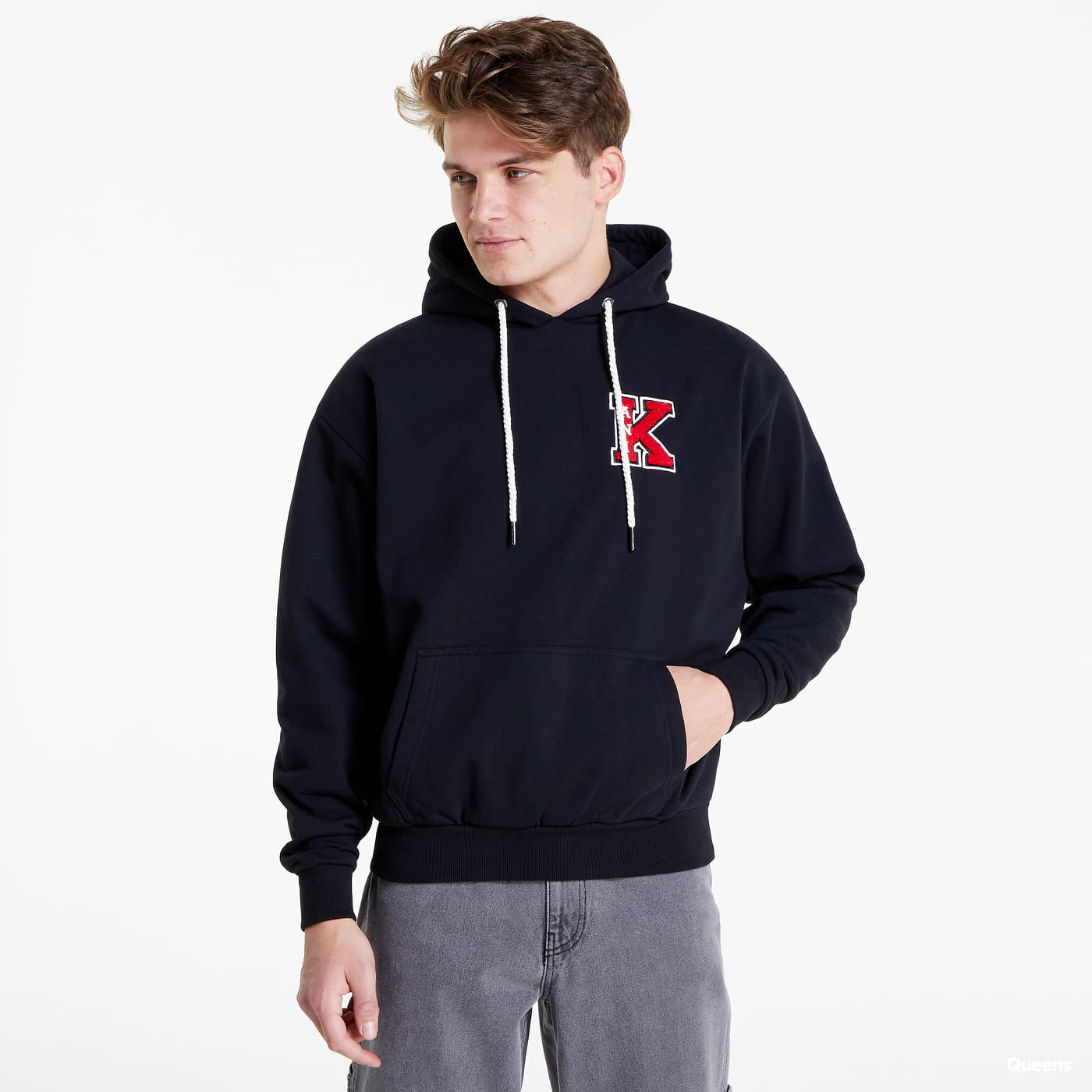 Mikina Karl Kani Retro Patch Hoodie Čierna | KM223-049-2, 0