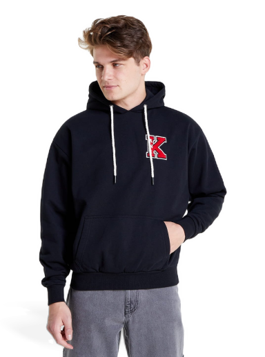 Mikina Karl Kani Retro Patch Hoodie Čierna | KM223-049-2