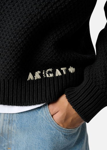 Sveter AXEL ARIGATO Block Knit Crew Neck Sweater Čierna | A3331003, 6