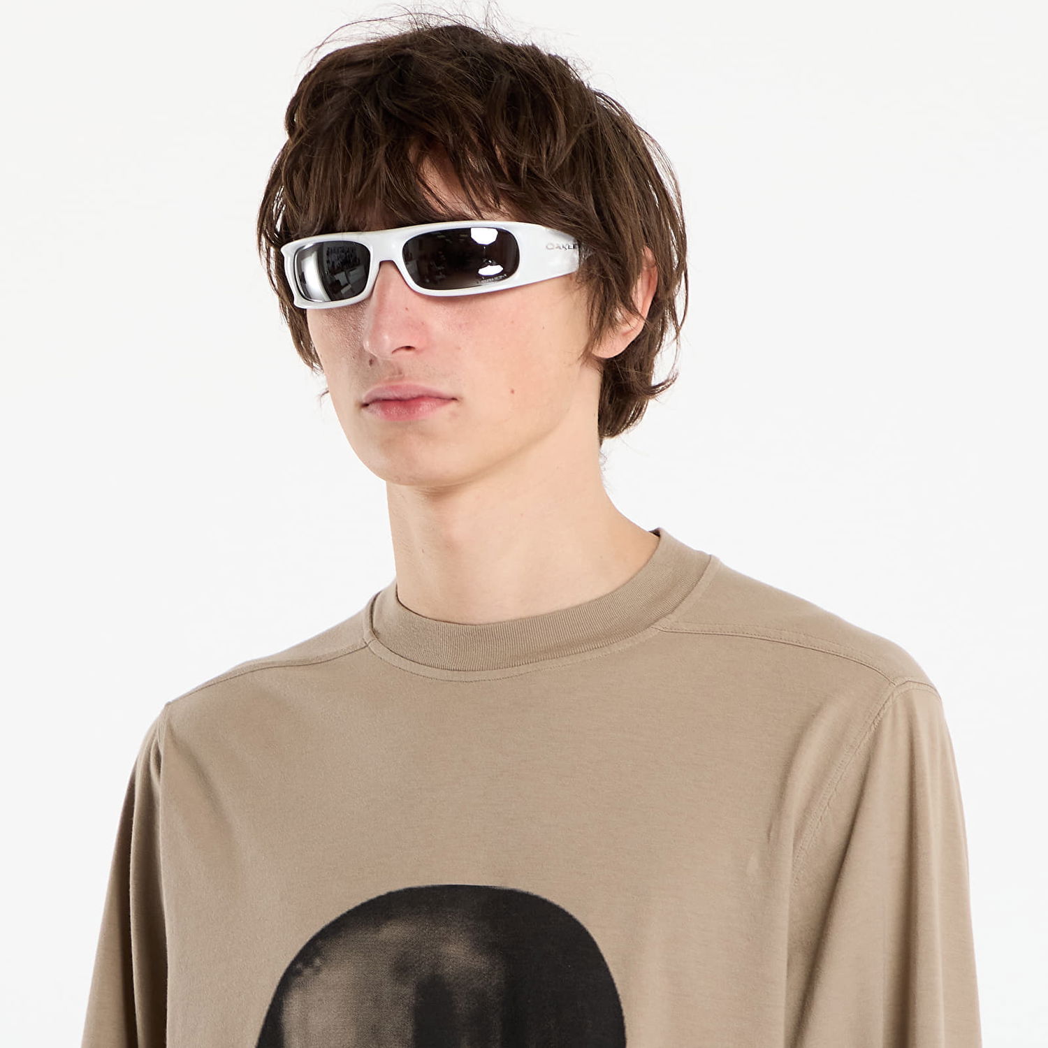 Tričko Rick Owens Rick Owens DRKSHDW Jumbo Long Sleeve T-Shirt Béžová | DU02E7261 RNEP1 8809, 1