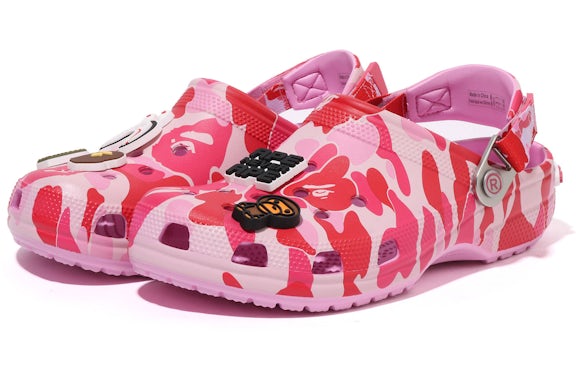 Tenisky a topánky Crocs BAPE x Classic Clog ABC "Camo Pink" Ružová | 209627-6I2, 0