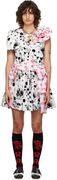Floral Print Asymmetric Minidress