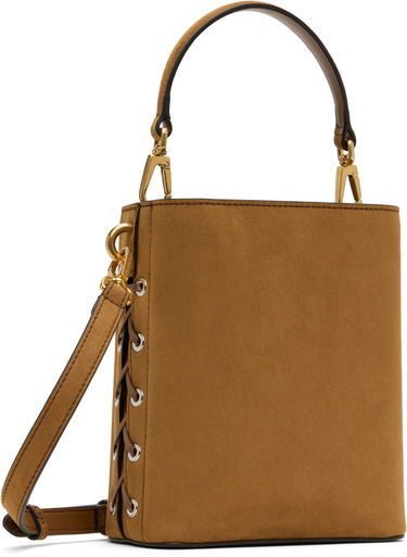 Kabelka Stella McCartney Whipstitched Bucket Bag Hnedá | 7B0093WP0518, 2