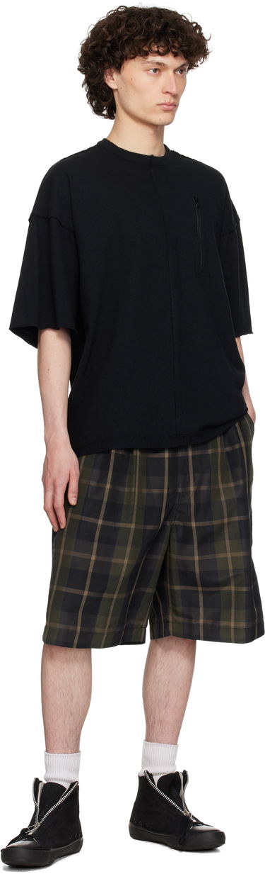 Tričko UNDERCOVER UNDERCOVER T-Shirt with Zipper Pocket Čierna | UC1E4818, 3