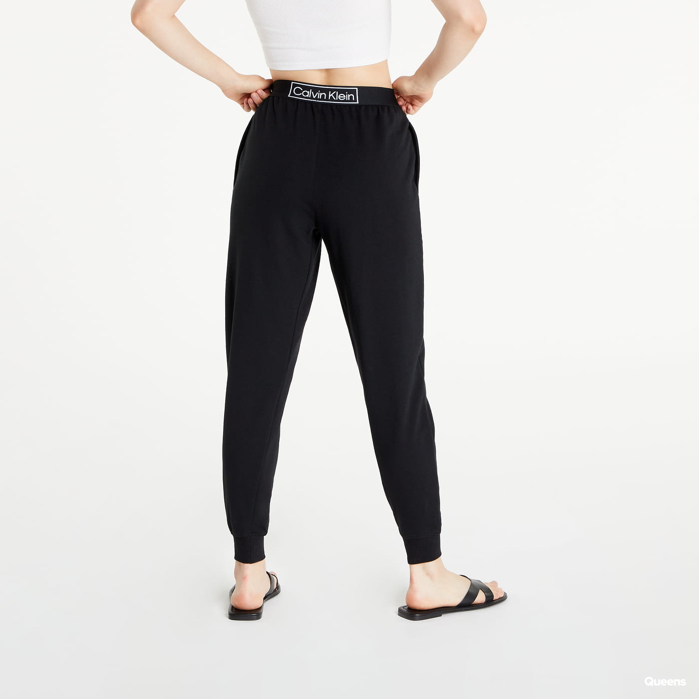 Tepláky CALVIN KLEIN Reimagined Her Lw Jogger Čierna | QS6802E UB1, 1
