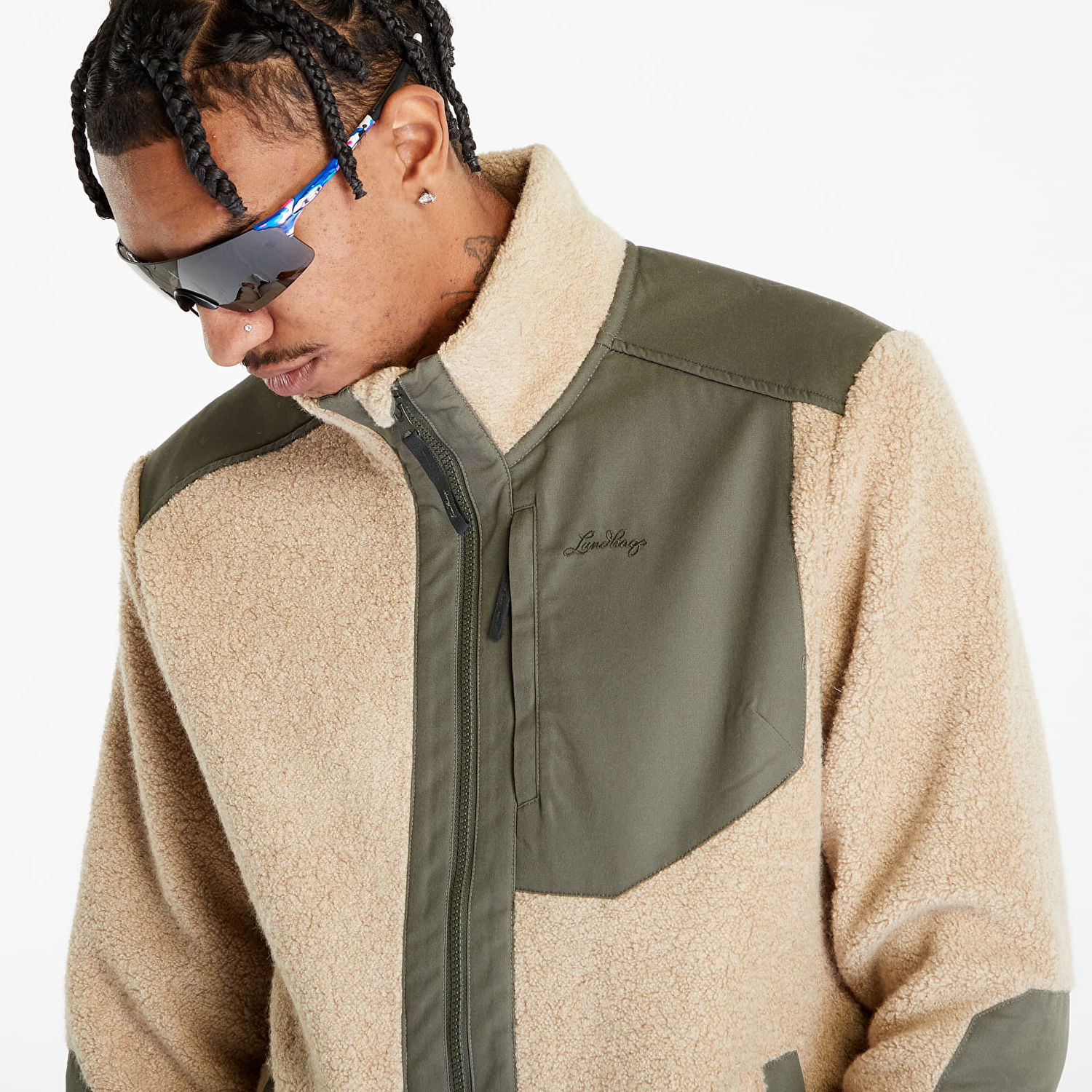 Bunda Lundhags Saruk Pile Wool Mid Fleece Jacket Béžová | 46011-23-730, 1