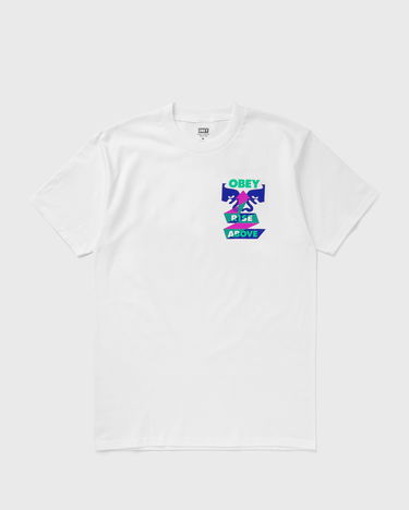 Tričko OBEY Rise Above Ribbon Tee Biela | 165263936-WHT, 0