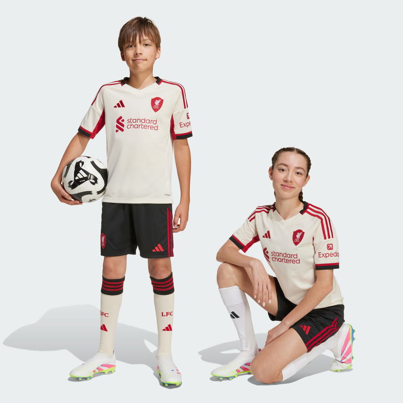 Šortky adidas Performance Liverpool FC 25/26 Youth Away Shorts Biela | JV6461