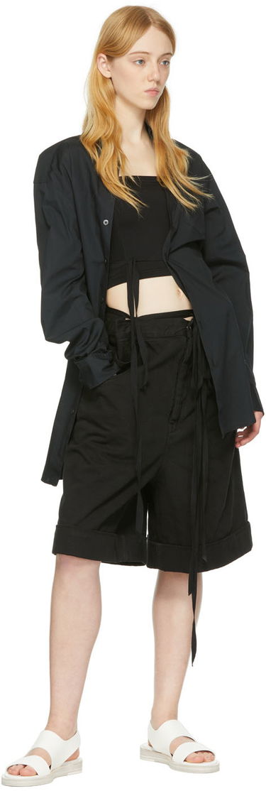 Tielko Ann Demeulemeester Mimi Tube Top Čierna | 2201-W-KN45-258-099, 3