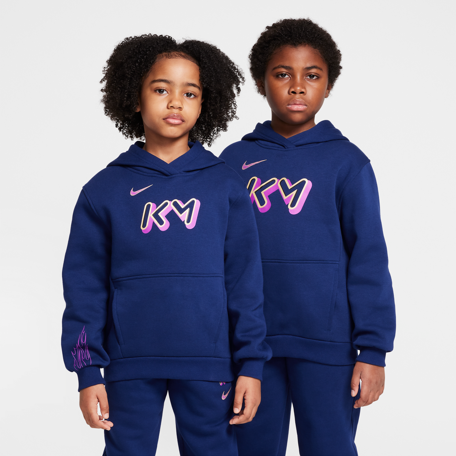 Mikina Nike Kylian Mbappé Club Fleece Hoodie Navy | HQ3685-492, 0
