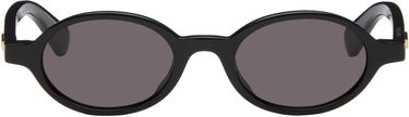 Slnečné okuliare Bottega Veneta Bottega Veneta Classic Oval Sunglasses Čierna | BV1388S-001, 0
