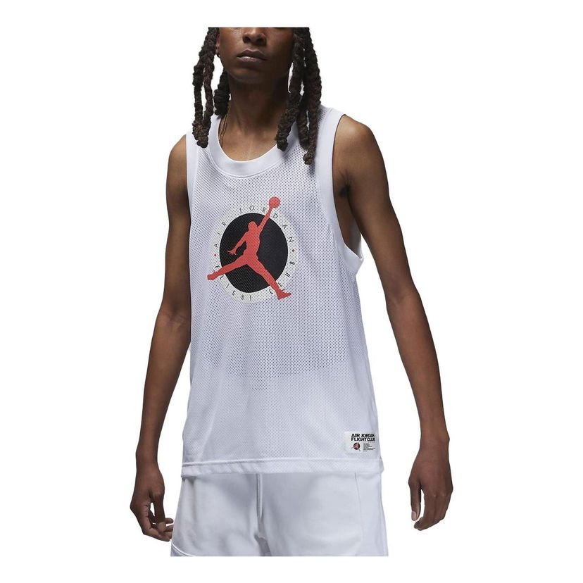 Tielko Jordan Jordan Flight MVP Mesh Basketball Jersey Biela | DX9729-100