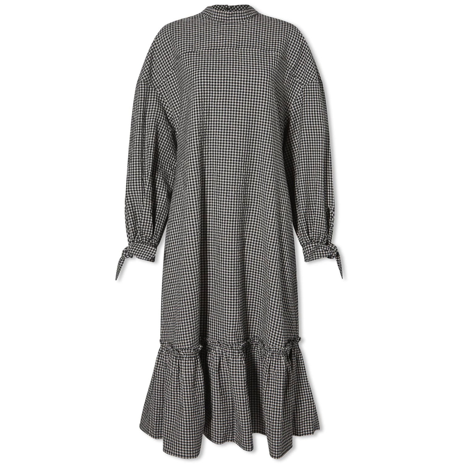 Šaty YMC YMC Rushmore Midi Dress With Long Sleeves Čierna | Q1WAI-01, 1