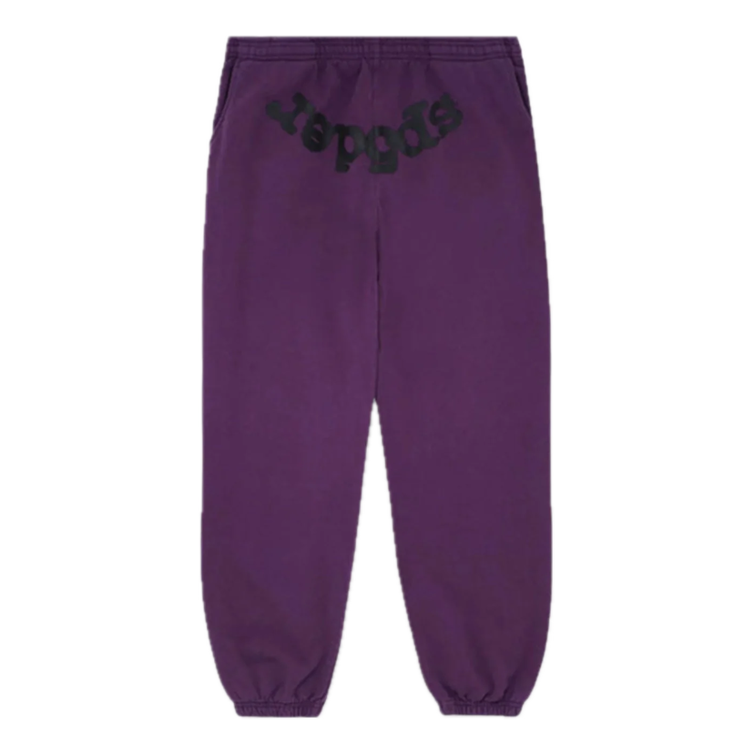 Tepláky Sp5der Classic Sweatpants Fialová | SP5-8D-CLS-SWG