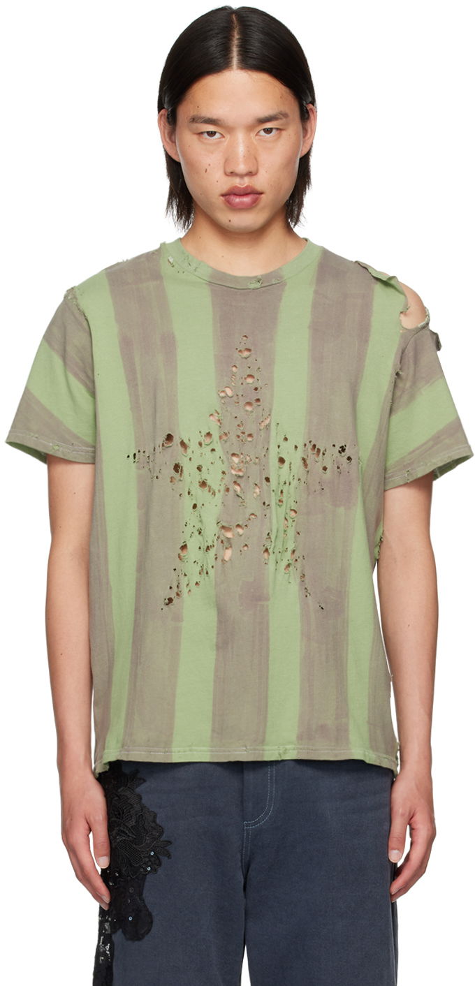 Tričko Collina Strada Collina Strada Remnant Star T-Shirt Zelené | XX3388, 0