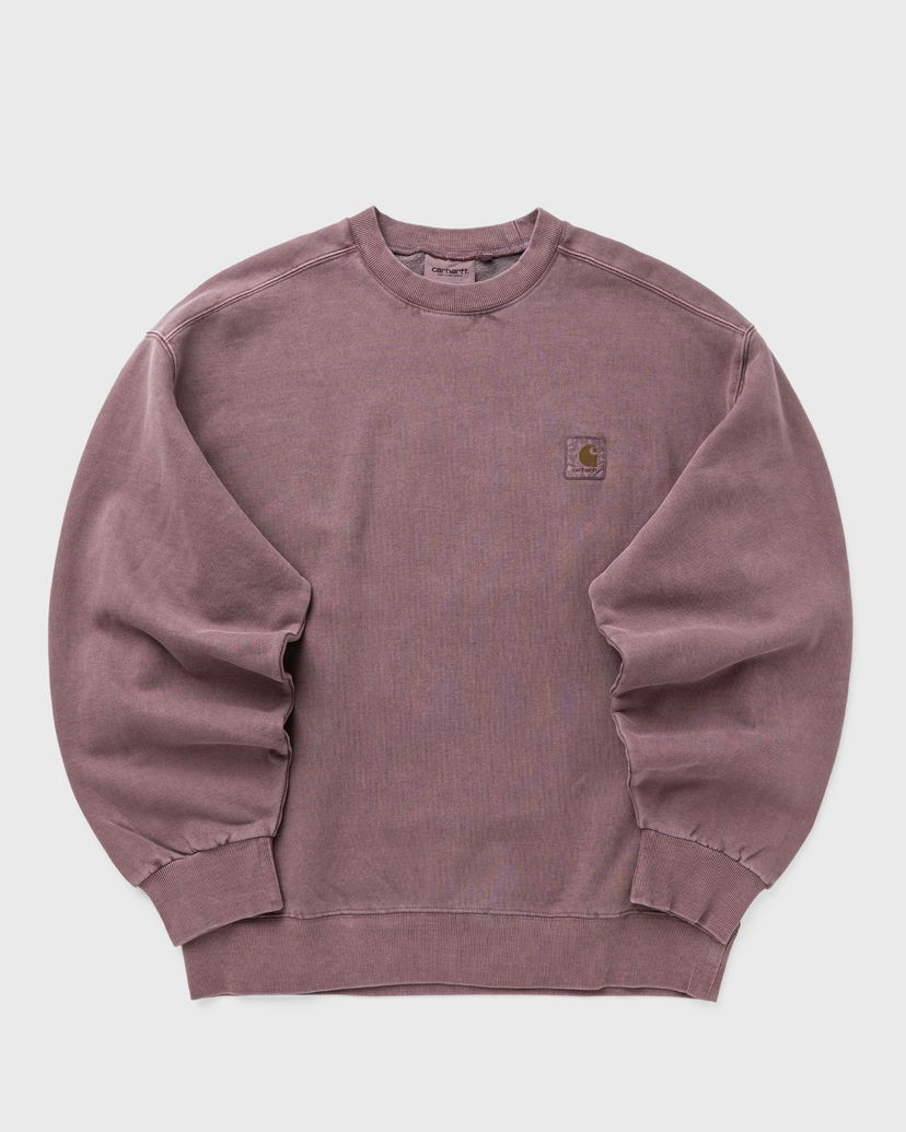 Mikina Carhartt WIP Vista Washed Crewneck Sweatshirt Fialová | I029522-33I.GD