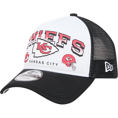 Šiltovka New Era NFL Kansas City Chiefs Retro Wordmark 9FORTY A-Frame Trucker Cap Biela | 60573562, 0