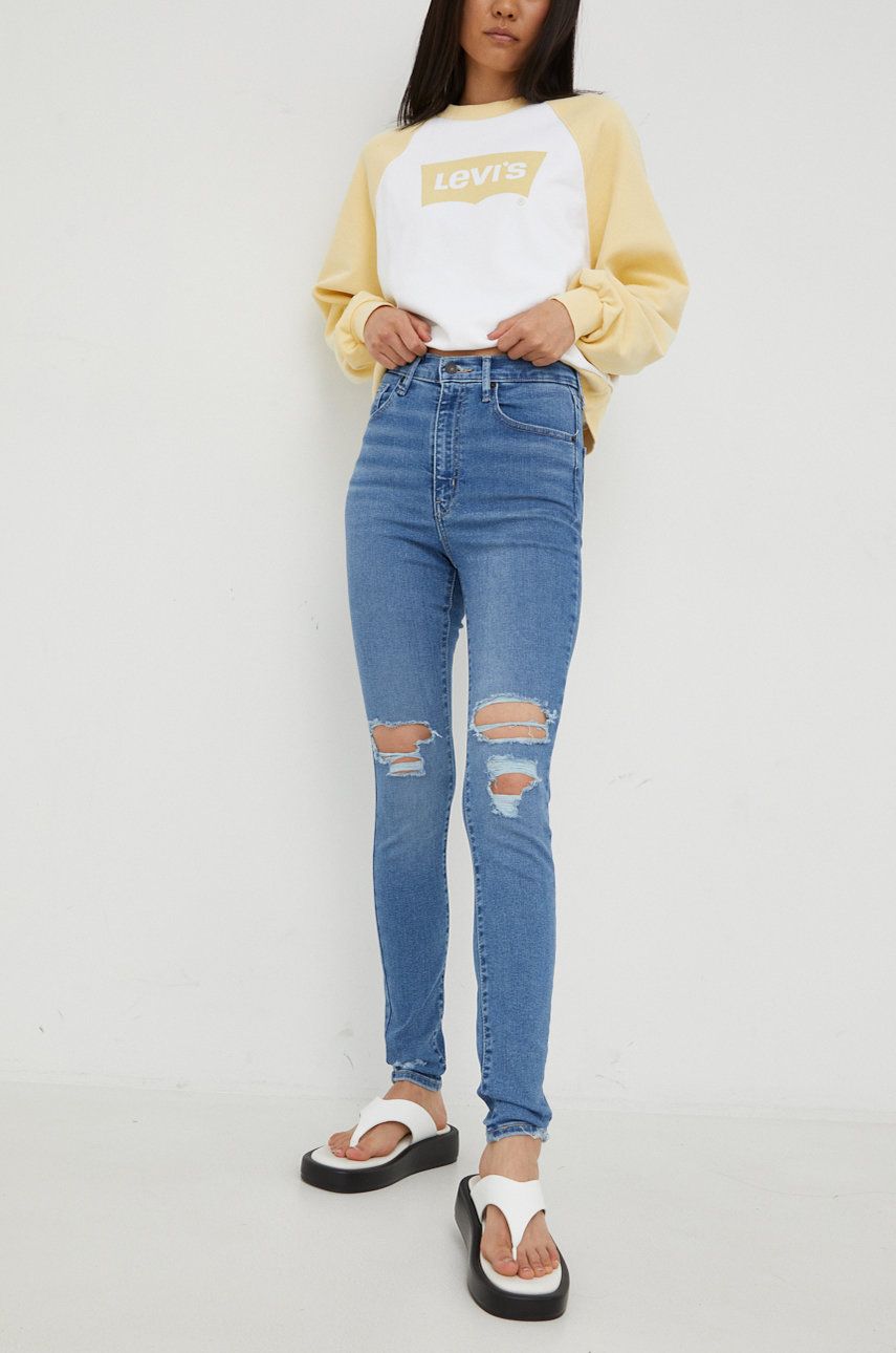 Džínsy Levi's Mile High Super Skinny Jeans Modrá | 22791.0233, 0