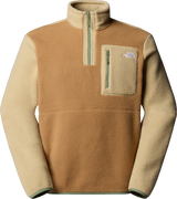 Yumiori Color-Block 1/4 Zip Fleece Sweatshirt