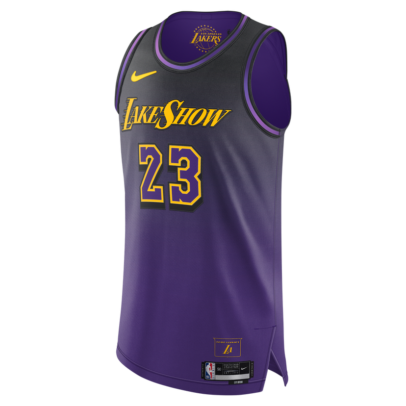 Dres Nike Dri-FIT ADV Authentic LeBron James City Edition Basketball Jersey Fialová | FQ4469-504