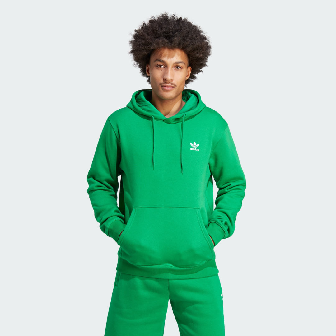 Mikina adidas Originals Trefoil Essentials Hoodie Zelené | IM4528, 0