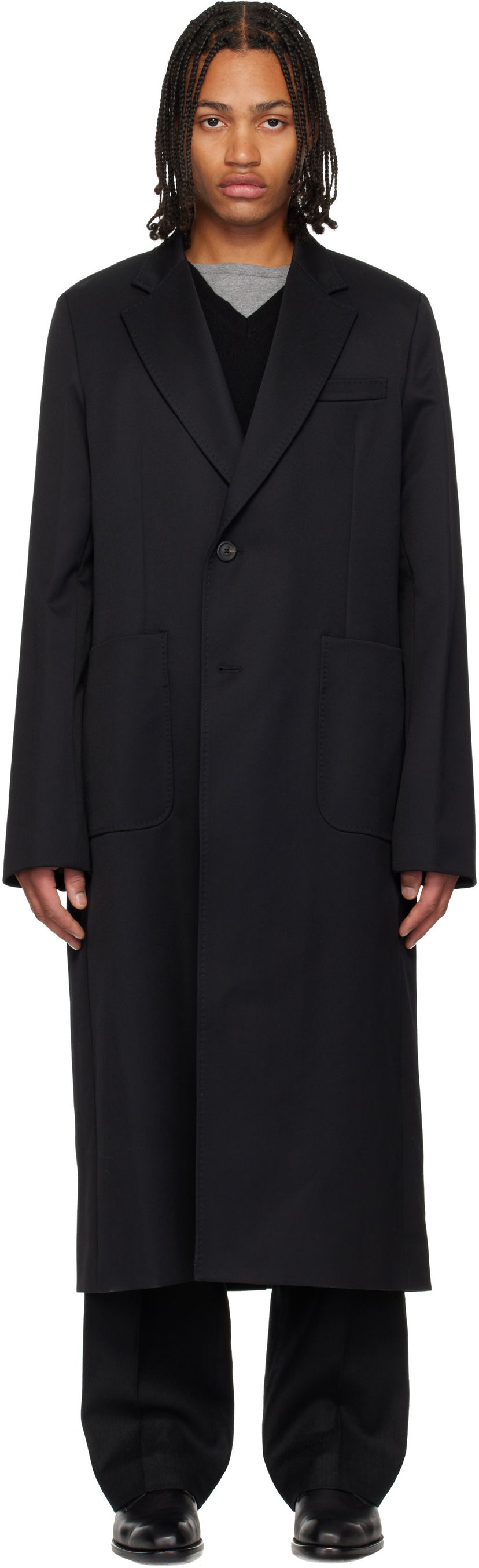 Kabáty OUR LEGACY Robe Coat Čierna | M4251RO