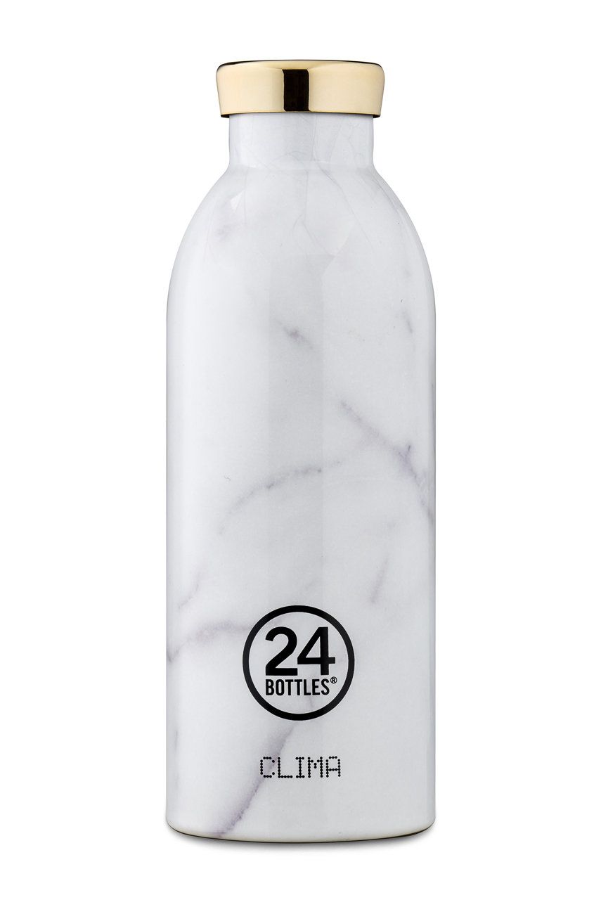 Fľaše 24Bottles Clima 500 ml Water Bottle Biela | Clima.500.Carrara, 0