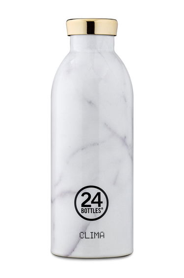 Fľaše 24Bottles Clima 500 ml Water Bottle Biela | Clima.500.Carrara, 0