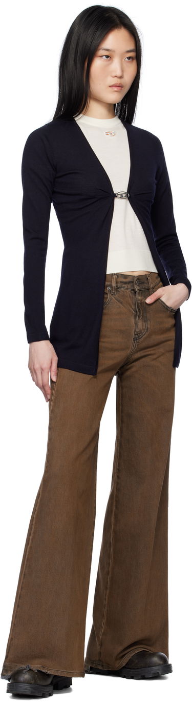 Sveter Diesel Diesel M-Pierry-Long Knit Cardigan Navy | A17452 0JQAB, 3