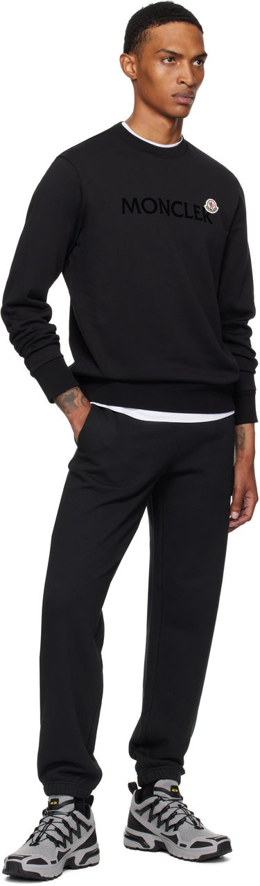 Mikina Moncler Logo Cotton Sweatshirt Čierna | K20918G00040809KR, 3