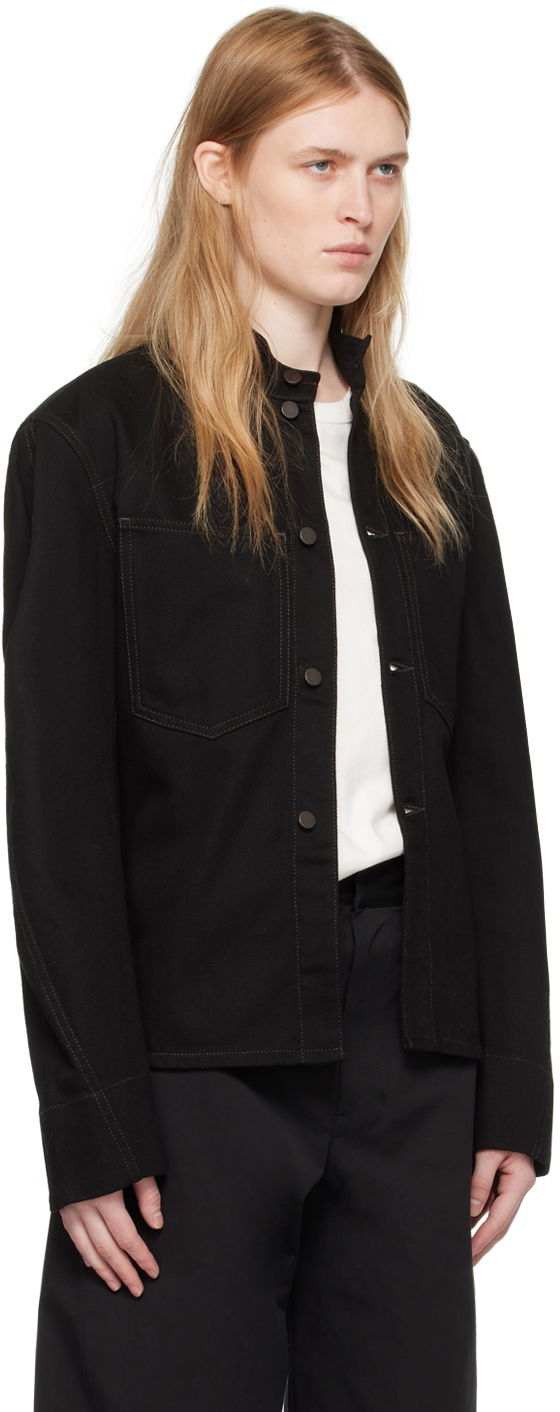 Lemaire Curved Sleeve Denim Jacket