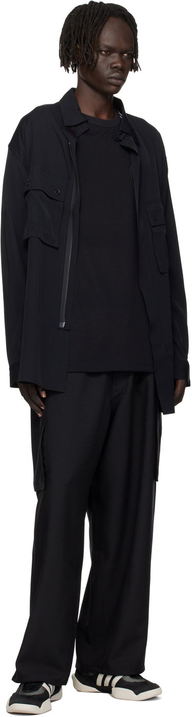 Košeľa Y-3 Y-3 Rayon Twill Oversized Shirt Čierna | JX7288, 3