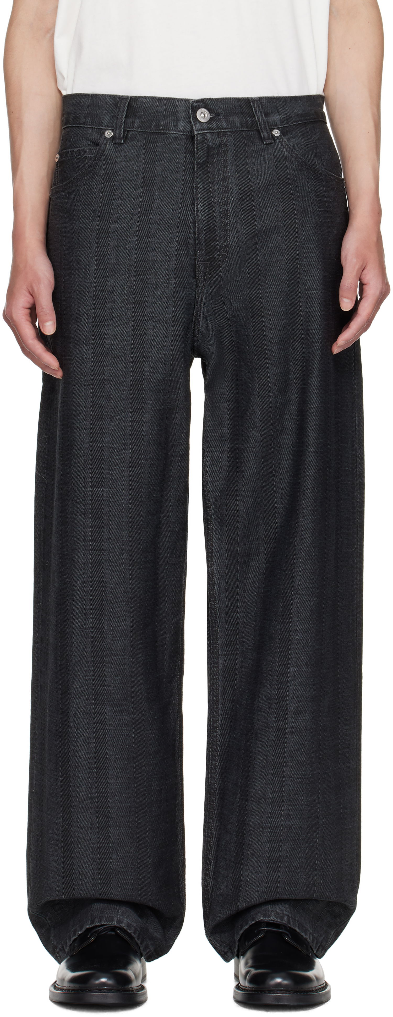 Džínsy OUR LEGACY Our Legacy Vast Cut Jeans Čierna | M4255VB, 0
