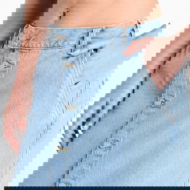 Sukňa Carhartt WIP Colby Midi Button-Front Denim Skirt Modrá | I033334.0112, 1