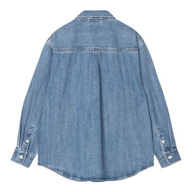 Košeľa Carhartt WIP Carhartt WIP Nash Long Sleeve Denim Shirt Modrá | A251006_6, 1
