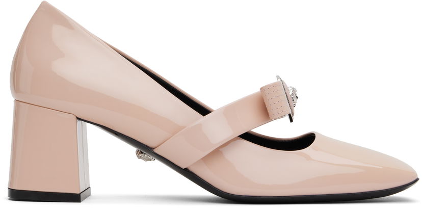 Šperky Versace Versace Gianni Ribbon Block Heels Ružová | 1016203_D2VE_1PT2P