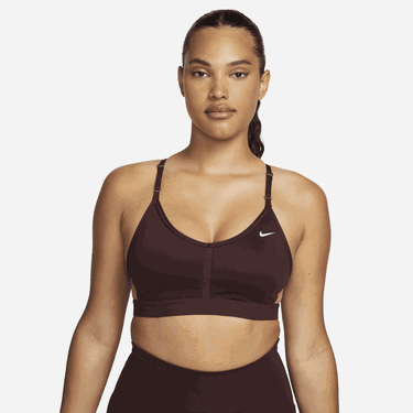 Podprsenka Nike Dri-FIT Indy Sports V-neck Hnedá | CZ4456-653, 0