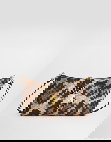 Taška cez rameno Dolce & Gabbana Dolce & Gabbana Leopard-print Lock Shoulder Bag Rôznofarebný | BB7891A0007HY13M, 0