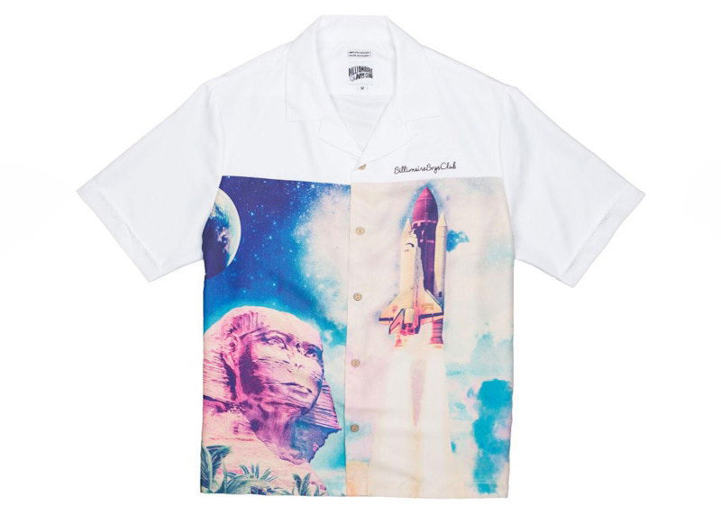 Košeľa BILLIONAIRE BOYS CLUB Billionaire Boys Club Egyptian Nights Woven Shirt Biela | 8813600WHT