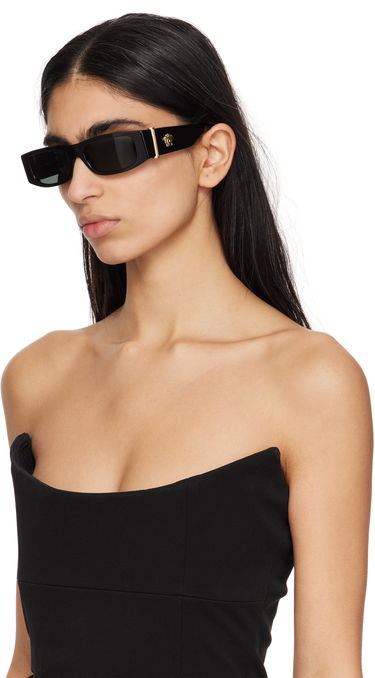Slnečné okuliare Versace Versace Medusa Glam Rectangular Sunglasses Čierna | 0VE4476U 8056262223062, 3