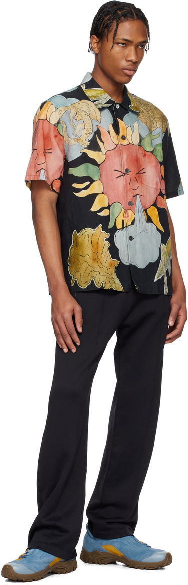 Košeľa OUR LEGACY Our Legacy Box Print Short Sleeve Shirt Čierna | M2252BSP, 3