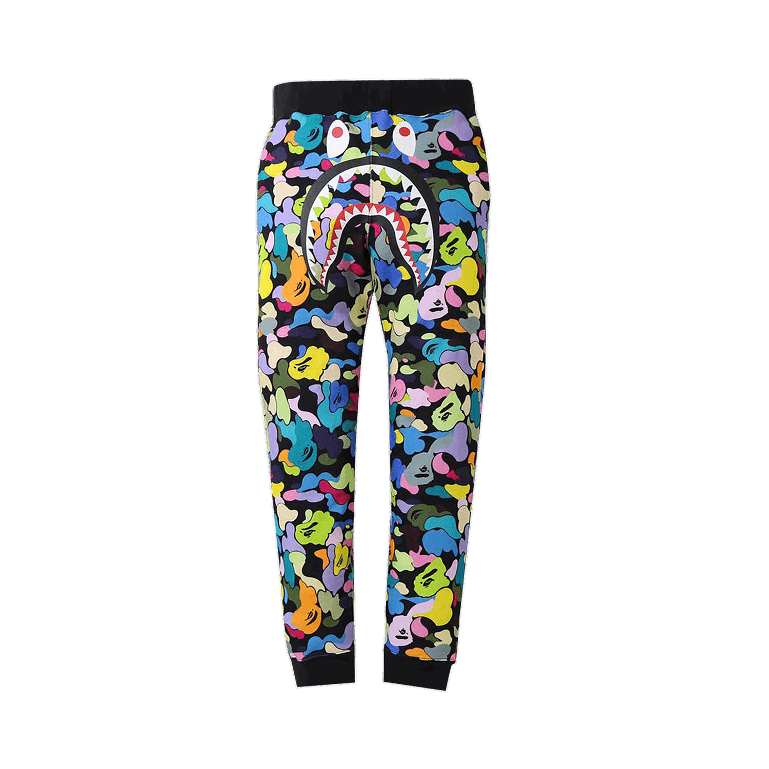 Tepláky BAPE Mutli Camo Shark Slim Sweatpants Čierna | 1G80 152 020 BLACK, 0