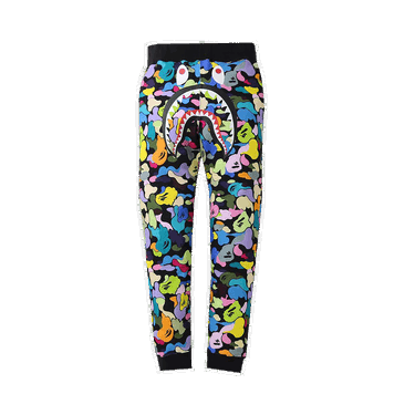 Tepláky BAPE Mutli Camo Shark Slim Sweatpants Čierna | 1G80 152 020 BLACK, 0