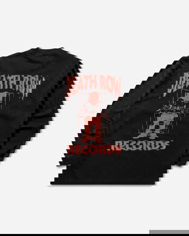 Tričko WACKO MARIA Death Row Record Washed Heavy Weight Longsleeve T-Shirt Čierna | DEATHROW-WM-LT01 BLACK, 2