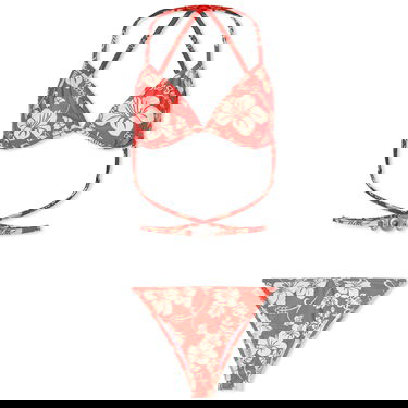 Plavky Marine Serre Floral Print Bikini in Červená | WSW002-RD10, 0